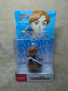 Nintendo Super Smash Bros. Mii Swordfighter Amiibo Figura NUOVA SIGILLATA - Foto 1 di 3