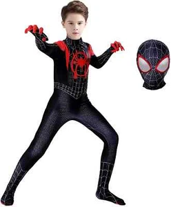 Superhero Costume Bodysuit for Kids Halloween Cosplay Jumpsuit 3D Style Sm 10-11 - Picture 1 of 3