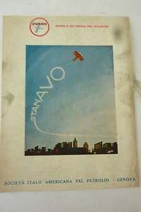 * advertising pubblicita' STANAVO AEROPLANO BASSI - - 1931 - Foto 1 di 1