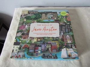 Jigsaw Puzzle The world of Jane Austen 1000 Piece Jigsaw Puzzle Complete - Picture 1 of 3