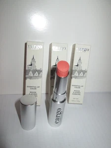 Lot 3 Cargo Cosmetics Essential Lip Color, Bermuda, 0.10 oz Full Size NIB - Picture 1 of 3