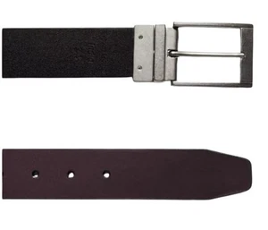 Timberland Men's Belt Reversible Full Grain Leather Black Brown Cut-To-Fit - Picture 1 of 3