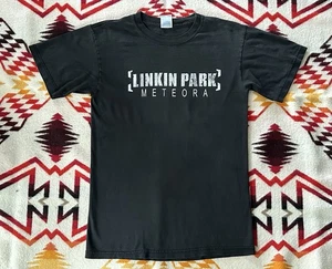 Vintage Linkin Park Meteors Shirt Y2K Black Album Tour Small Perfect Fade - Bild 1 von 6