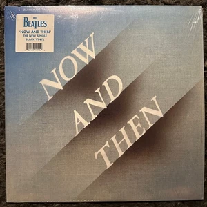 The Beatles Now And Then Euro 12" Single 180g Black Vinyl Record 2023 Apple - Picture 1 of 7