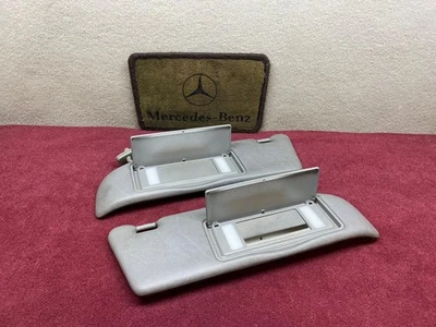 Quebra-sol Mercedes Benz W140 direita e esquerda cinza usado - Imagem 1 de 4