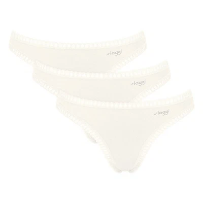 Sloggi Mujer Strings, 3er Paquete - Ir Crush Tanga C3P, Ropa,Stretch-Baum - Imagen 1 de 4