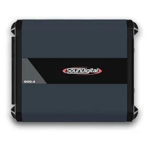 Amplificateur audio de voiture SounDigital 800X4 800 watts 4 canaux classe D - Haute puissance C - Photo 1/8