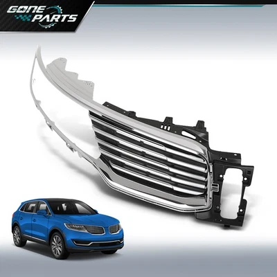 Grille Insert Passenger Right Fit For 2016-2018 Lincoln MKX FO1200597 FA1Z8200AA Foto 1 de 4