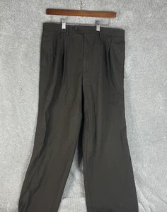 Pantalones Lauren Ralph Laure Para Hombre 32x30 Total Comfort Lana Puños Hechos en Italia - Imagen 1 de 16