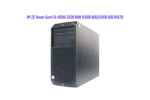 HP Z2 Gen4 Desktop PC i5-8500 32GB RAM  512GB HDD + 512B SSD RX570 Win11 #HP1 - Bild 1 von 3