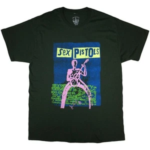 The Sex Pistols Guitar Cartoon Official T-Shirt Herren - Bild 1 von 4