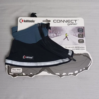 Kahtoola Connect Low Gaiters Size L/XL Gray Hiking Trail Running NEW - Image 1 of 4