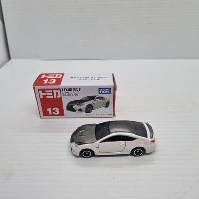TAKARA TOMY Tomica # 13 Lexus RC F White 1/59 Scale 2014 Minicar Diecast New NIB — 第 1/4 张图片