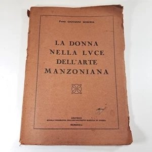 Libro los Países De Promessi Novios La Donna Nella Luce Dell' Arte Manzoni 1931 - Imagen 1 de 8