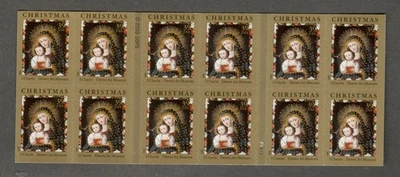 Sc # 4100 ~ Booklet Pane of 20 ~ 39 cent Madonna and Child Issue - Image 1 of 2