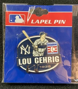 LOU GEHRIG NEW YORK YANKEES HALL OF FAME INDUCTION 1939 LAPEL PIN - Picture 1 of 3