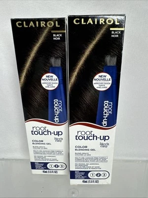 (2) Gel semipermanente Clairol retoque raíz negra mezclador color cabello Foto 1 de 4