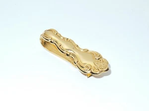 Juego de 12 servilletas/clips vintage Oneida Beethoven placa de oro acero inoxidable - Imagen 1 de 2