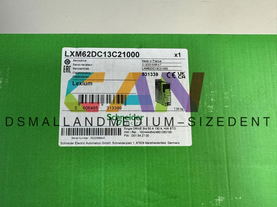 Brand New  LXM62DC13C21000    Servo drive Expedited shipment - Image 1 of 3