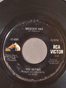 northern soul THE METROS Sweetest One / Time Changes Things RCA 8994 - Picture 1 of 2