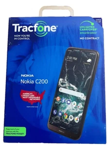 TracFone NOKIA C200 N151DL 32GB 6.08" (BLACK) Complete - Picture 1 of 2
