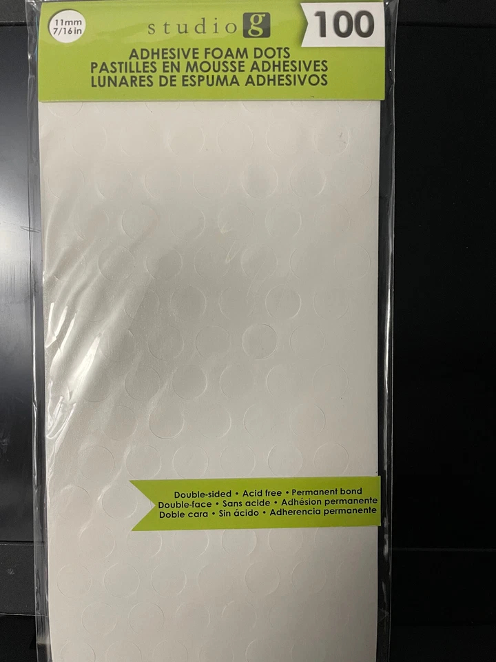 Hampton Art - Studio G - ADHESIVE FOAM DOTS - 7/16" - 100/pkg - 4 pkgs - Image 1 of 2