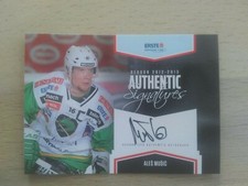 EBEL 2012/13 Authentic Signatures Ales Music Playercards Ljubljana