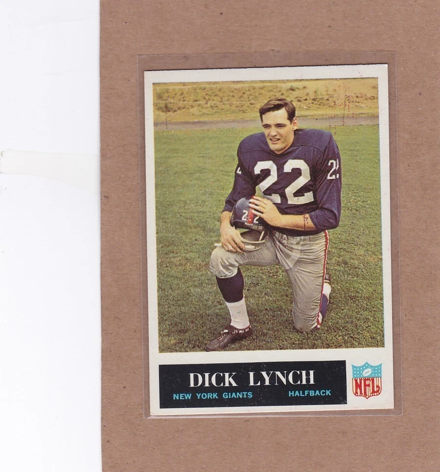 1965 PHILADELPHIA FOOTBALL DICK LYNCH #119 GIANTS EX+ *A37351 - Image 1 of 1