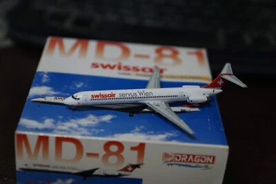 1:400 SWISSAIR  MD-81 HB-IND DRAGON - Image 1 of 4