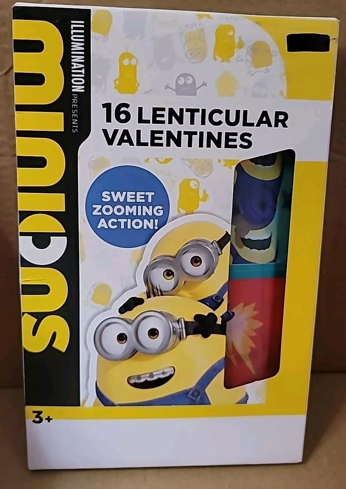 Minions 16 Lenticular Mini Cards Zooming Action Kids Party Loot Bag Fillers New - Image 1 of 4