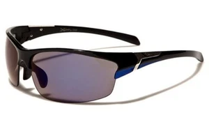 X Loop Sunglasses XL53106 UV400 Davis I9 black sunnies blue - Picture 1 of 1