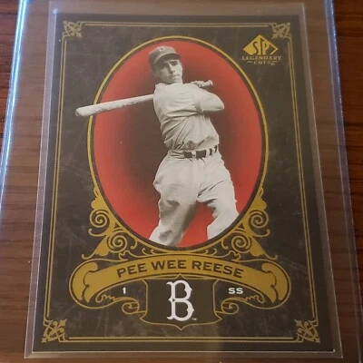 2007 SP LEGENDARY CUTS PEE WEE REESE #14 BOSTON RED SOX - Image 1 of 2
