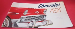 Original 1956 Chevrolet Full Line Deluxe Sales Brochure 56 Chevy Bel Air 150 210 - Picture 1 of 6
