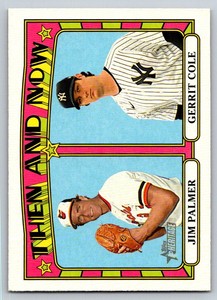 2021 Topps Heritage #TN-11 Jim Palmer / Gerrit Cole