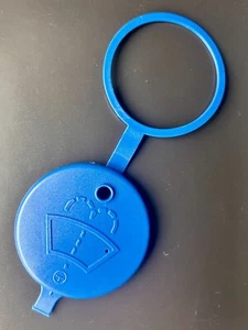 52mm Car Washer Bottle Cap Cover Windscreen Screenwash Universal fit - Blue - Picture 1 of 2