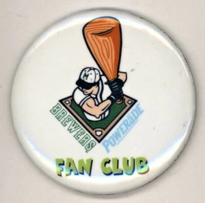 Brewers Fan Club 2000 2 1/4" botón trasero - Imagen 1 de 1