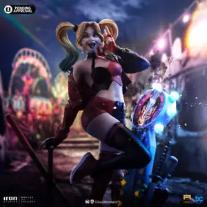 IRON STUDIOS DC Gotham City Sirens Harley Quinn DELUXE 1/10 Tenth Scale Statue - Picture 1 of 12