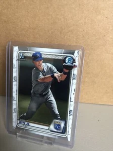 2020 Bobby Witt Jr. Bowman #BCP-25 1st Chrome Prospects - Kansas City Royals - Picture 1 of 3