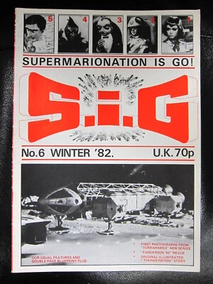 S i G  Supermarionation is Go mag 6 Gerry Anderson XL5 BLUEPRINT CENTREFOLD - Image 1 of 2