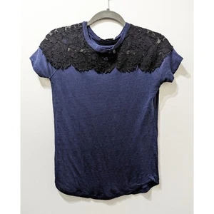 ZARA T-shirt With Front Lace Size M - Picture 1 of 10