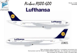 Braz Models 1/144 Airbus A300-600R Conversion Set - Lufthansa (BZ4068) - Bild 1 von 4