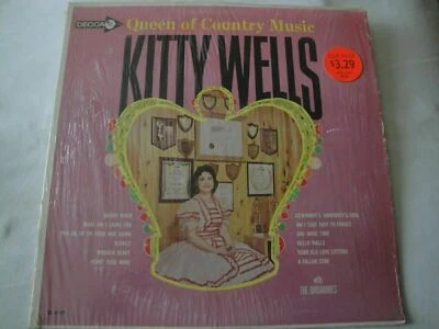 QUEEN OF COUNTRY MUSIC KITTY WELLS VINYL LP ALBUM 1962 DECCA RECORDS MOODY RIVER Foto 1 de 4