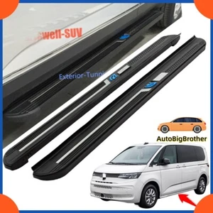 Running Boards Side Steps Pedals Nerf Bars Fits for Volkswagen Multivan T7 2022+ - Picture 1 of 4