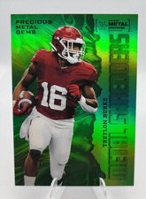 🥜2022 Skybox Metal Universe Precious Metal Gems PMG Green TREYLON BURKS 02/10