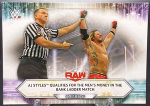2021 Topps WWE #65 AJ Styles RAW Wrestling Card - Picture 1 of 2