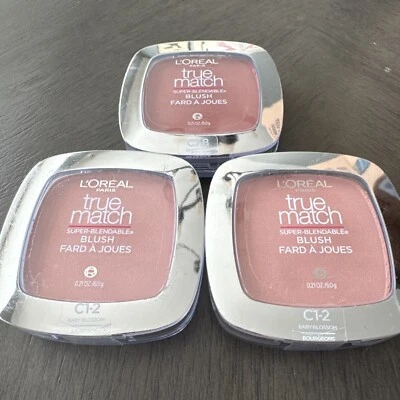 L'Oreal Paris True Match Super Blendable #C7-8 Spiced Plum & C1-2 Baby Blossom - Image 1 of 4