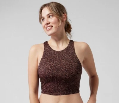 Sujetador deportivo de bikini corto acolchado talla mediana ATHLETA NUEVO CON ETIQUETAS $64 Conscious Crop Top Foto 1 de 4