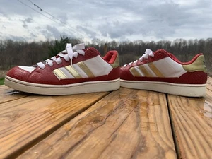 Vintage Rare Adidas Super Skate Science Red Snake Skin Size 10 Men’s  - Picture 1 of 5