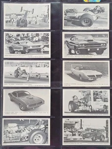 Fleer Stick Shift 1971 komplett (10) Kartensatz - Bild 1 von 10