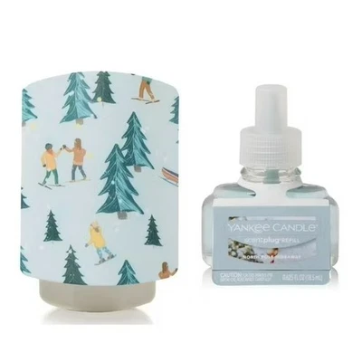 Yankee Candle Christmas Apres difusor de enchufe de aroma con recarga escondida del Polo Norte Foto 1 de 4